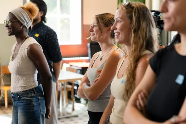 Happy participants
